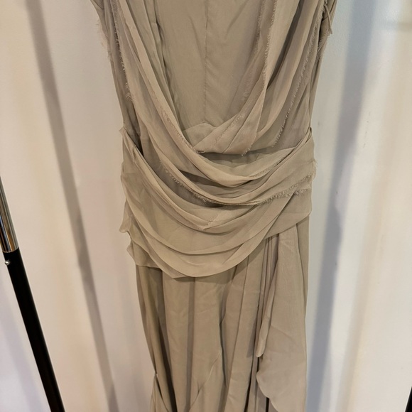 J.MENDEL GRAY DRESS SIZE 10 - Picture 13 of 15